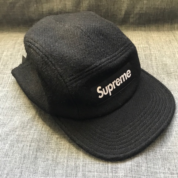 SUPREME Harris Tweed Camp Cap